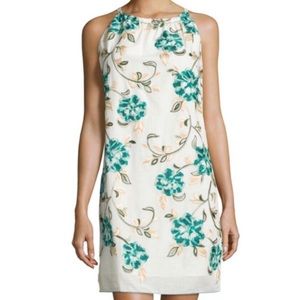 Max Studio Embroidered Floral Dress - Small